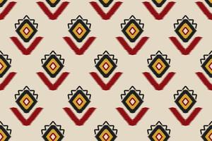 tyg etnisk mönster konst. ikat sömlös mönster i stam. amerikansk, mexikansk stil. design för bakgrund, tapet, vektor illustration, tyg, Kläder, matta, textil, batik, broderi.
