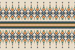 abstrakt etnisk mönsterkonst. ikat traditionella sömlösa mönster. amerikansk, mexikansk stil. design för bakgrund, tapeter, vektorillustration, tyg, kläder, matta, textil, batik, broderi. vektor