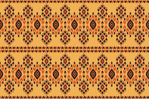 ikat nahtloses muster traditionell. teppich ethnisches muster kunst. amerikanischer, mexikanischer Stil. Design für Hintergrund, Tapete, Vektorillustration, Stoff, Kleidung, Teppich, Textil, Batik, Stickerei. vektor