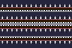 geometrisches ethnisches orientalisches nahtloses muster traditionell. Design für Hintergrund, Tapete, Vektorillustration, Stoff, Kleidung, Teppich, Textil, Batik, Stickerei. vektor