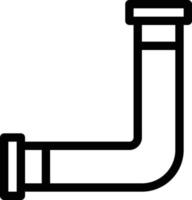 pipe vektor illustration på en bakgrund. premium kvalitet symbols.vector ikoner för koncept och grafisk design.