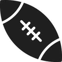 Rugby-Vektorillustration auf einem Hintergrund. Premium-Qualitätssymbole. Vektorsymbole für Konzept und Grafikdesign. vektor