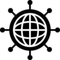 Symbol für Marketing-Glyphe vektor