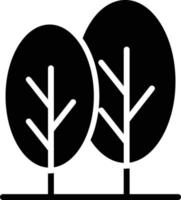 Baum-Glyphe-Symbol vektor