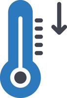 temperaturvektorillustration auf einem hintergrund. hochwertige symbole. vektorikonen für konzept und grafikdesign. vektor