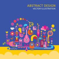 abstrakt design vektor illustration