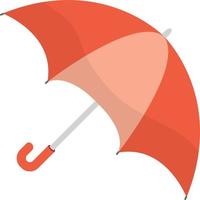 rote Regenschirm-Vektor-Illustration vektor