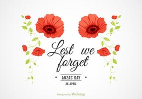 Free Vector Anzac Hintergrund