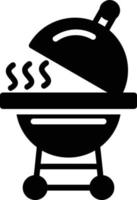 BBQ-Glyphe-Symbol vektor