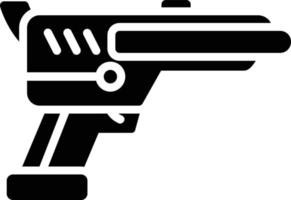 Revolver-Glyphe-Symbol vektor