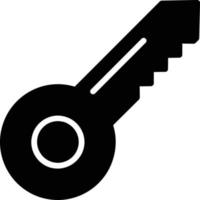 Schlüssel-Glyphe-Symbol vektor