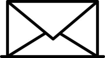 Symbol für die E-Mail-Leitung vektor