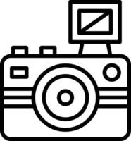 Lomographie-Liniensymbol vektor