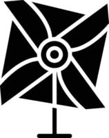 Windrad-Glyphe-Symbol vektor