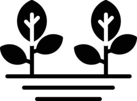 Symbol für Pflanzenglyphe vektor