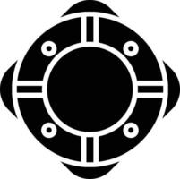 Lebensretter-Glyphe-Symbol vektor