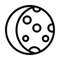 Mondfinsternis-Icon-Design vektor