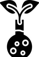 Kolben-Glyphe-Symbol vektor