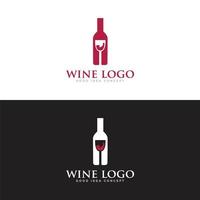 vin bar logotyp design vektor