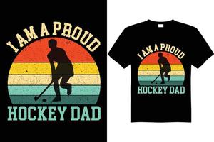 hockey t skjorta design, rolig hockey t skjorta vektor