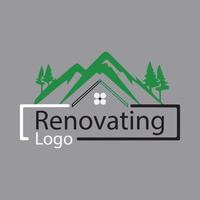 renovera logotyp enkel vektor design
