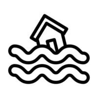 översvämning symbol ikon design vektor