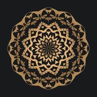 luxus mandala design kostenloser vektor