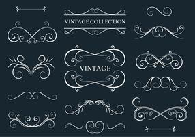 Gratis Vector Acanthus och Decor Elements