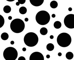 schwarz-weißes rhythmisches nahtloses Muster. Vektor-Illustration vektor
