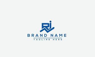 ri logotyp design mall vektor grafisk branding element