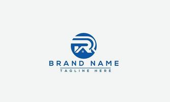 rr logotyp design mall vektor grafisk branding element