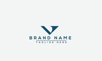 V-Logo-Design-Vorlage, Vektorgrafik-Branding-Element. vektor