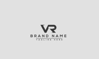 vr logotyp design mall vektor grafisk branding element.
