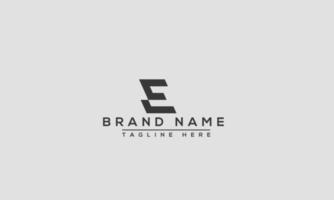 e logotyp design mall vektor grafisk branding element.