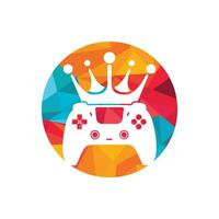 Game King-Vektor-Logo-Design. vektor