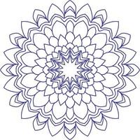 graues Mandala, schwarzes Mandala, Blumenmandala, Kreismandala, Ellipsenmandala, exklusives Mandala, Klassiker vektor