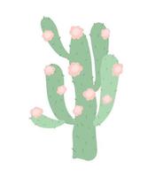 Kaktus-Abbildung. vektor handgezeichnete illustration für postkarte, druck, kleidungsdruck, web.