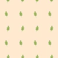 grünes Eichenblattmuster. herbstillustration für hintergründe, werbung, druck, geschenkpapier, web. vektor