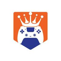 Game King-Vektor-Logo-Design. vektor