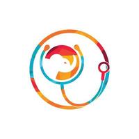 Elefant Gesundheit und Klinik Vektor-Logo-Design-Vorlage. vektor