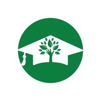 Bildungsversicherung und Support-Logo-Konzept. vektor
