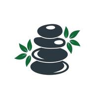 spa och meditation vektor logotyp design. zen och wellness logotyp begrepp.