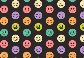 Gratis Smiley Face Pattern Vector