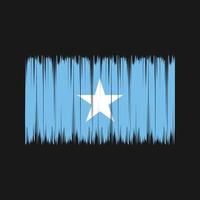 Somalia-Flagge-Pinsel. Nationalflagge vektor