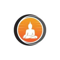 buddha ikon vektor illustration symbol design