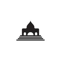 Moschee-Logo-Vektor-Illustration-Symbol-Design vektor