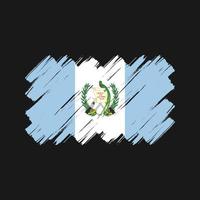guatemala flagga penseldrag. National flagga vektor