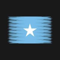 Somalia-Flagge-Pinsel. Nationalflagge vektor