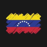 Venezuelas flagga penseldrag. National flagga vektor