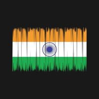 Bürste der indischen Flagge. Nationalflagge vektor